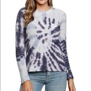 Belle by Belldini knit oversized tie dye pocket sweater size small oversized